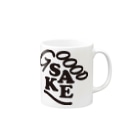 GOOD_SAKEのGOOD SAKE = グッと酒 Mug :right side of the handle