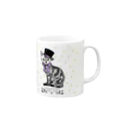 Starrynightの星月夜の猫 Mug :right side of the handle