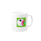 ijokawago16のふわっふわなグッズ販売所のふわっふわなオバケさんマグカップ Mug :right side of the handle