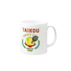 May's cafeのtaikou Mug :right side of the handle