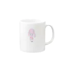 クールクミンのカブルちゃん ウサギVer. Mug :right side of the handle