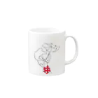 mamitsukadaのhappening Mug :right side of the handle