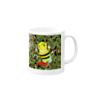 ぶんぶん🐝🧫のヤニはち Mug :right side of the handle