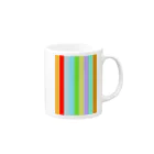 きのこスイミングの東京地下鉄カラー Mug :right side of the handle