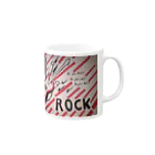 softtennis124のROCK マグカップの取っ手の右面