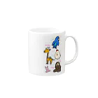 Shop-TSUMIKIのはぴらきZOO Mug :right side of the handle