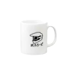 ど田舎へたれライダーのオフロード好き(黒) Mug :right side of the handle