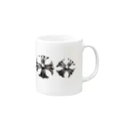 💜Salon de Lucia💜のGreek Crosses Teddy - monochrome Mug :right side of the handle