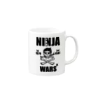 NINJA WARSのninja wars Mug :right side of the handle