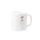 orinaccoのマスク美人 Mug :right side of the handle