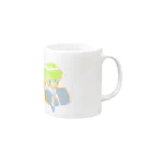 ねぎのねぎくん Mug :right side of the handle