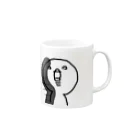 ノラまるのキチガイくん Mug :right side of the handle