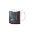 平々舞々の古いテレビ Mug :right side of the handle