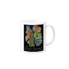 NBDのCelebrity back black Mug :right side of the handle