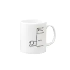 生ハム専門店のねむい Mug :right side of the handle