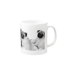 PUG283の３PUG Mug :right side of the handle