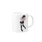 明日やりますのゆめかわ女子 Mug :right side of the handle