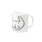 petrolのやさしいねこちゃん Mug :right side of the handle