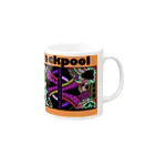 Jackpool のJackpoolトランプ柄 Mug :right side of the handle