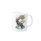 スーパーファンタジー絵描き　松野和貴の樹の王 Mug :right side of the handle