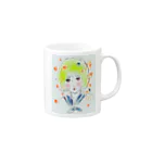 hushのガクガク Mug :right side of the handle