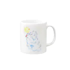 ゆるふわイラストのKumo Mug :right side of the handle