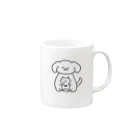 家いぬねこの家いぬねこのシンプルイラスト Mug :right side of the handle