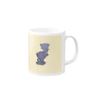 くろやぎのにゃんこ店のくろにゃんこ Mug :right side of the handle