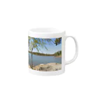 finlandfinlandのフィンランド Mug :right side of the handle