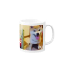 maryukoesの柴犬 Mug :right side of the handle