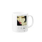 maryukoesのじぶん Mug :right side of the handle