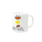 マイティガールのかにＶＳすし Mug :right side of the handle