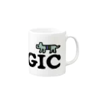 e↑LOGICのDOG マグカップ Mug :right side of the handle