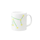 つめくさカップ店の星座 Mug :right side of the handle