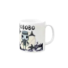 ぶらほわ店のROBOBO忍 Mug :right side of the handle