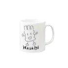 宮園“LUCY”拓弥(ライブ映像公開中!)のデカわさびモノ Mug :right side of the handle