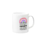 nanairoのチャリティグッズ① Mug :right side of the handle