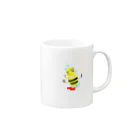 ぶんぶん🐝🧫のやにはち Mug :right side of the handle