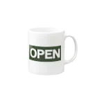 B/BのOPEN Mug :right side of the handle