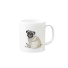 PUG283のパグJill Mug :right side of the handle