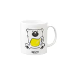 4kakeクリエイティブワーク SUZURI SHOPのBEEAR（ビーアー） Mug :right side of the handle