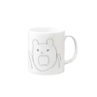 ひよこまめのくまガオー Mug :right side of the handle