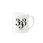 スズキ広務店の新型コロナ対策 3密グッズ Aタイプ Mug :right side of the handle