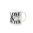 コズミックデザインのPeter Mug :right side of the handle