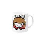 青野ひかるの渡部修斗作　ひかT Mug :right side of the handle