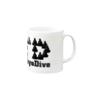 Tokyo Dive ⅡのTokyoDive2ロゴ Mug :right side of the handle