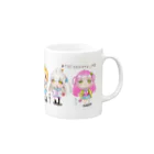 トゲカンパニーの夏バージョン 全員集合！ Mug :right side of the handle