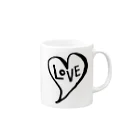 なつのLove Mug :right side of the handle