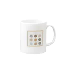 ぁのcolor palette Mug :right side of the handle