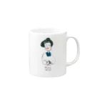 ひなげし商店のはんなりポピーさん Mug :right side of the handle